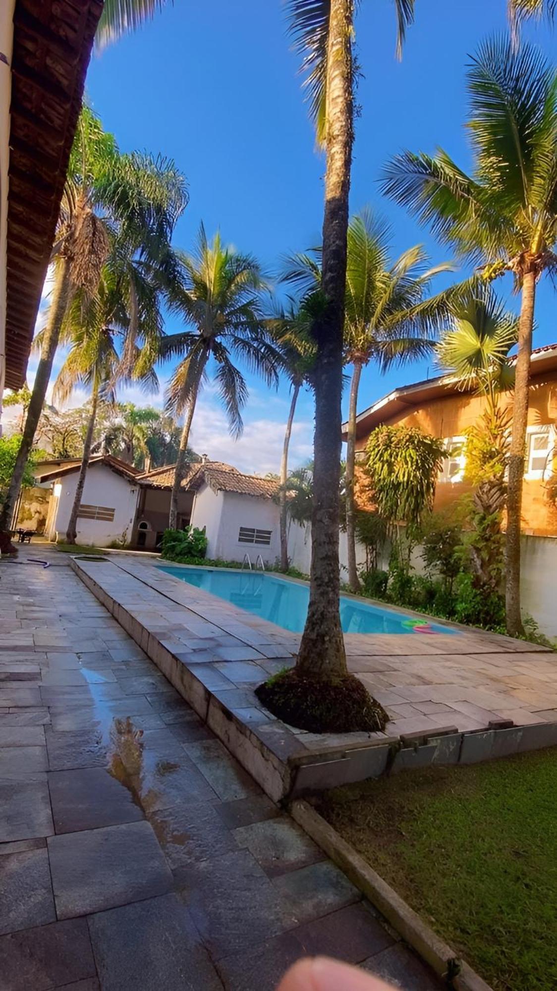 Casarao No Guaruja Com Piscina Villa Exterior foto
