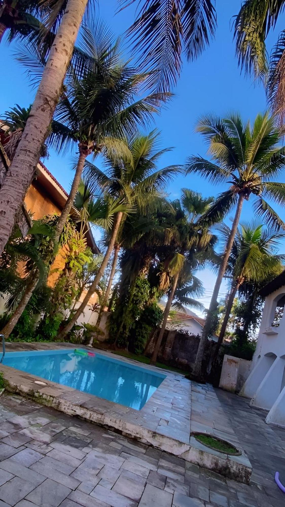 Casarao No Guaruja Com Piscina Villa Exterior foto
