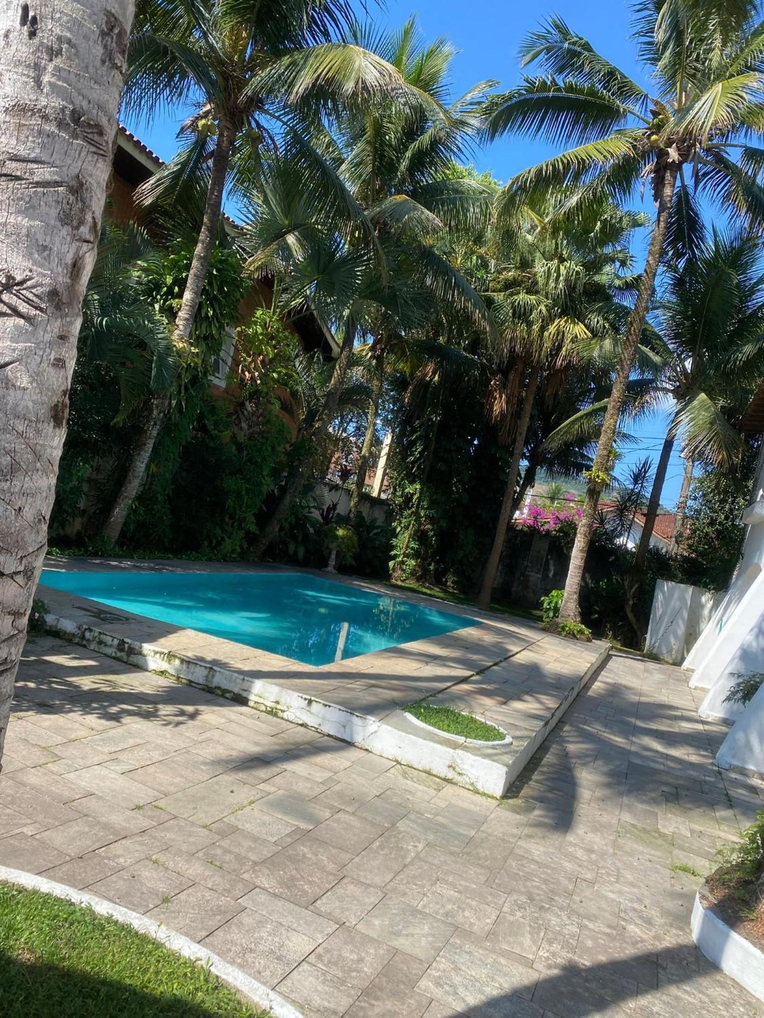 Casarao No Guaruja Com Piscina Villa Exterior foto