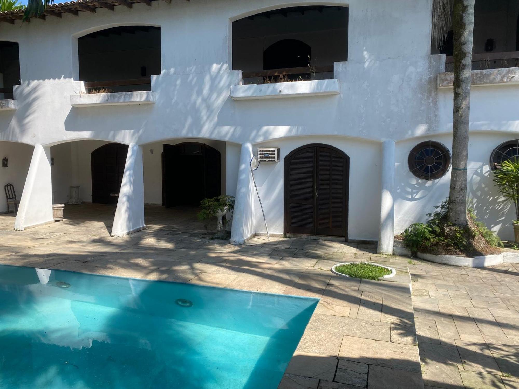 Casarao No Guaruja Com Piscina Villa Exterior foto