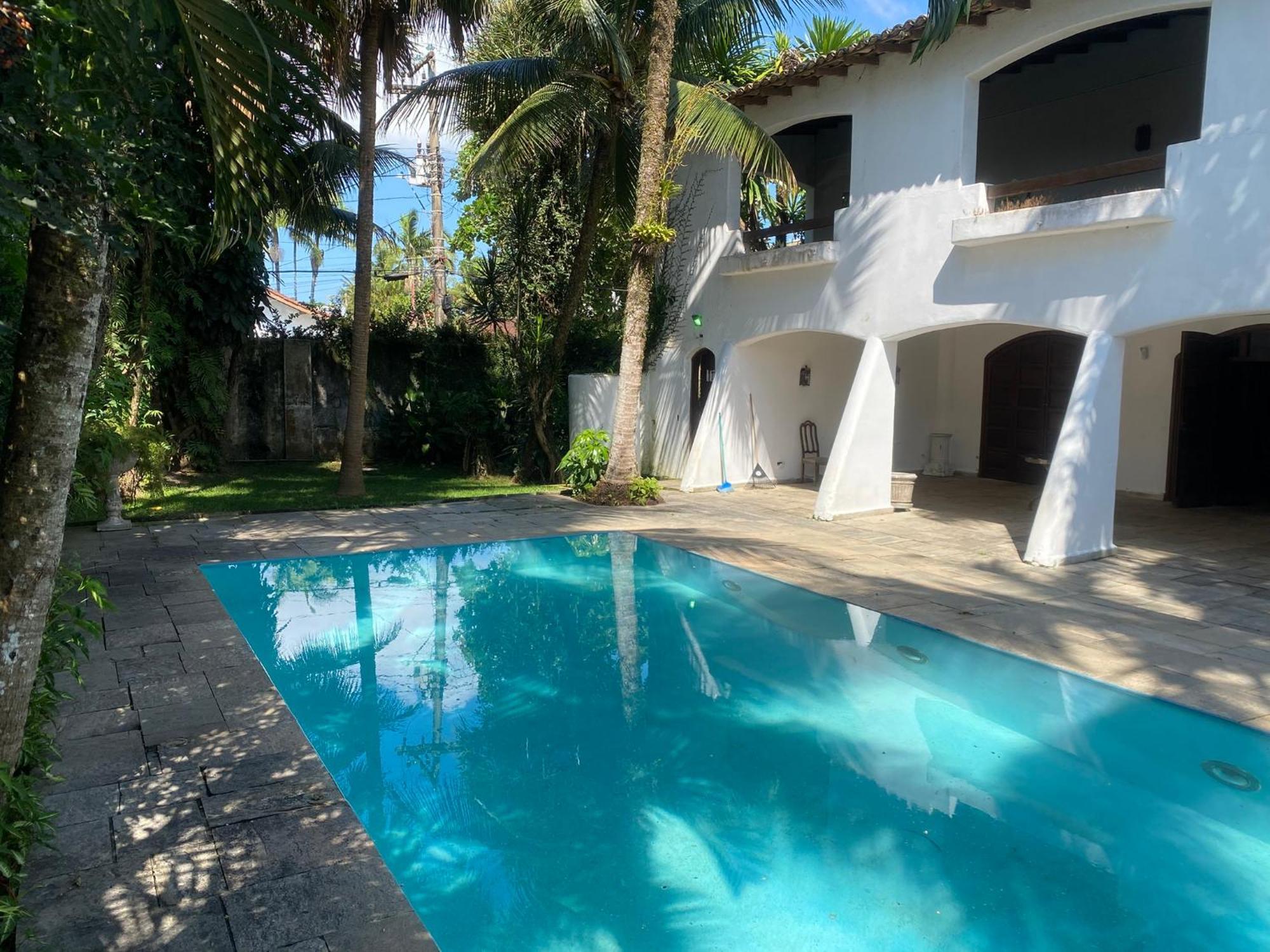 Casarao No Guaruja Com Piscina Villa Exterior foto