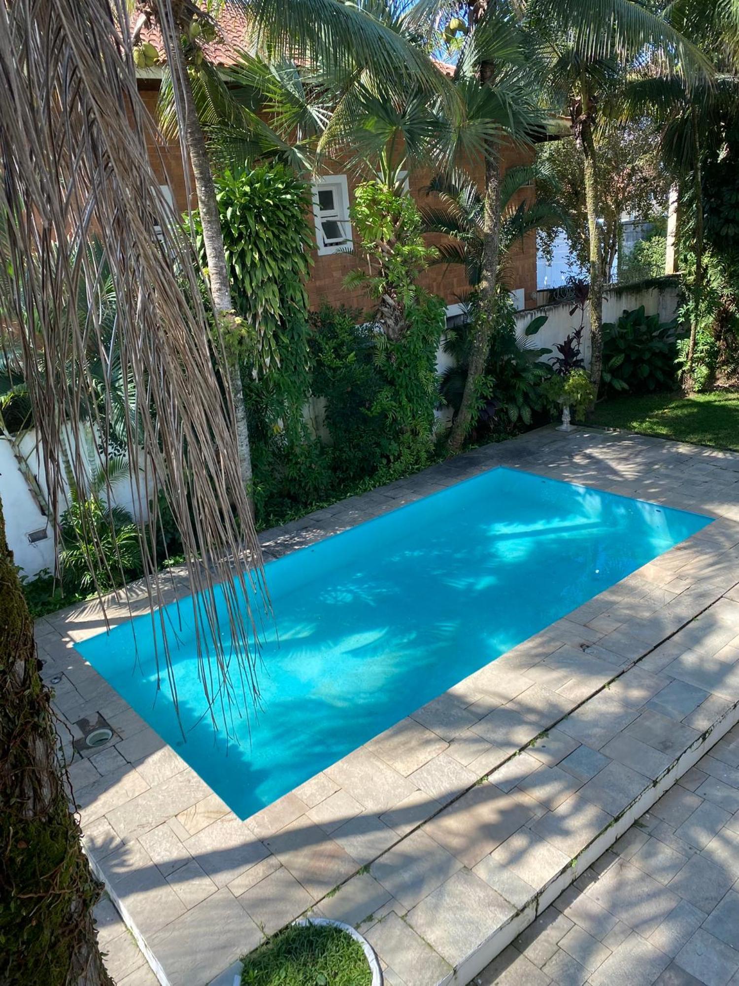 Casarao No Guaruja Com Piscina Villa Exterior foto
