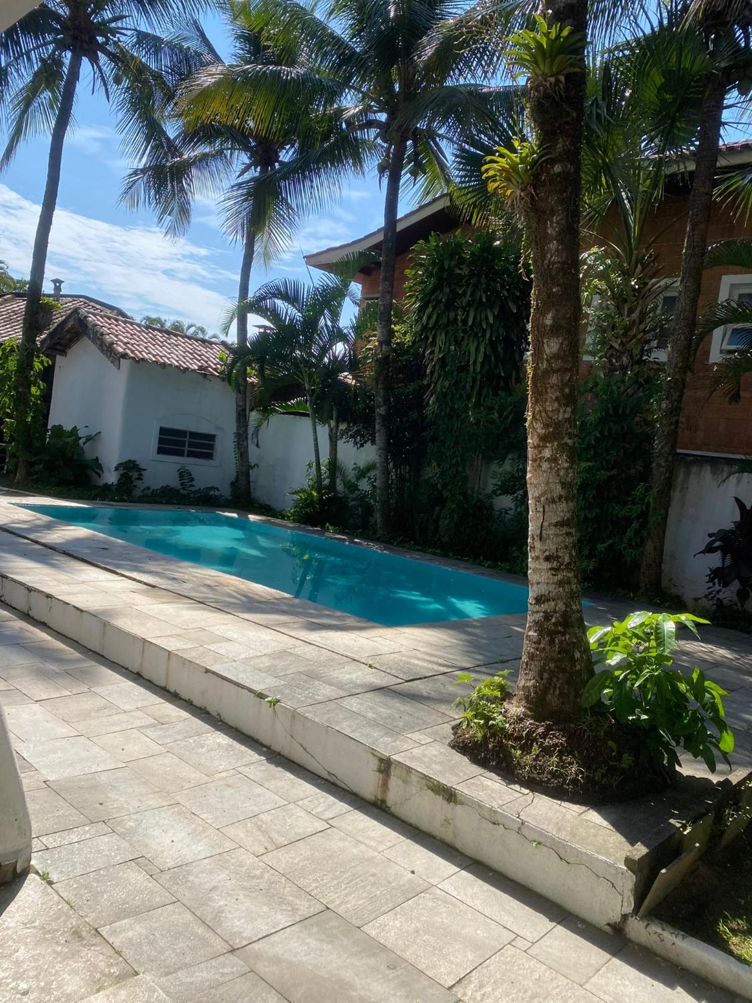 Casarao No Guaruja Com Piscina Villa Exterior foto