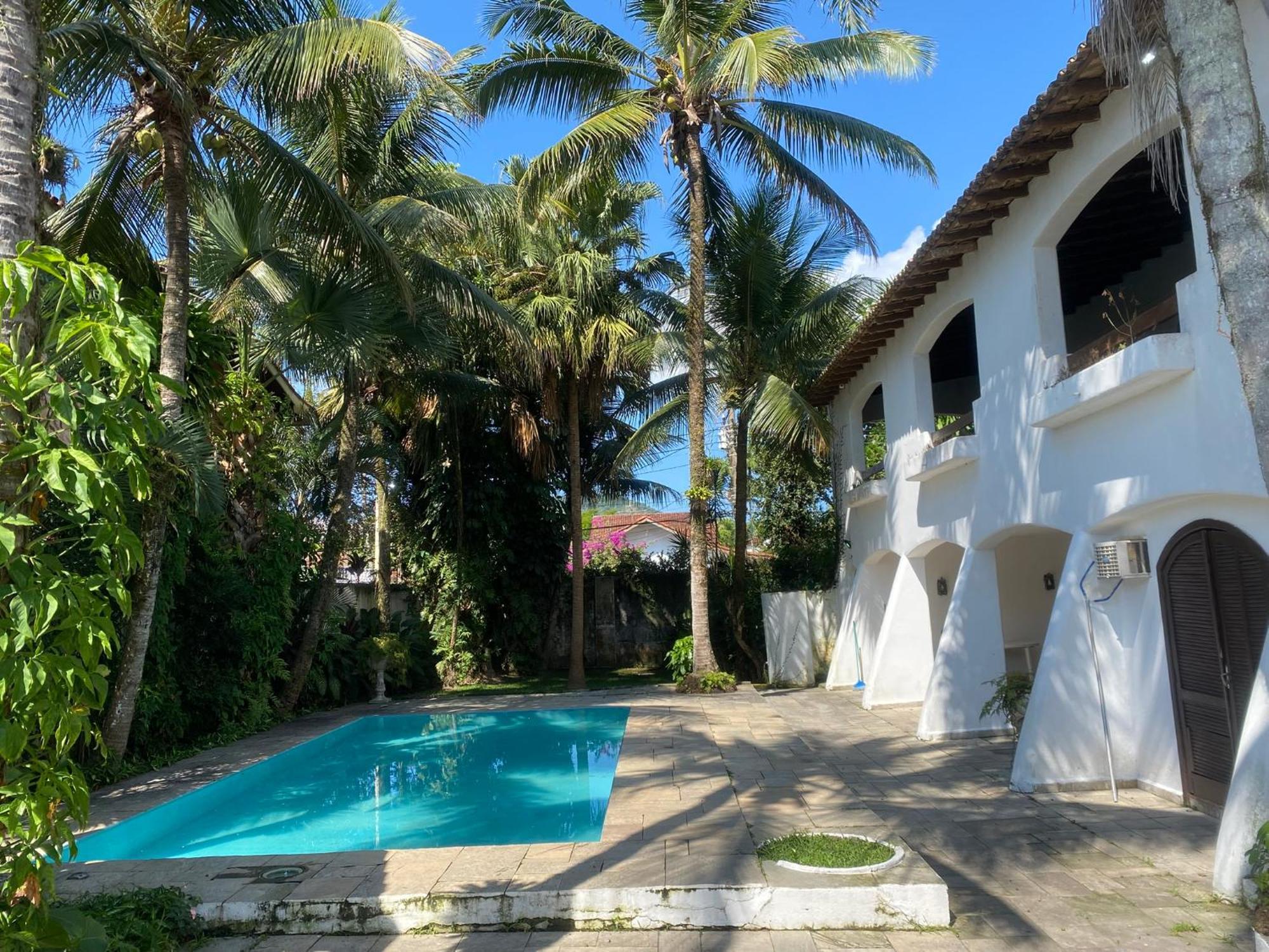 Casarao No Guaruja Com Piscina Villa Exterior foto